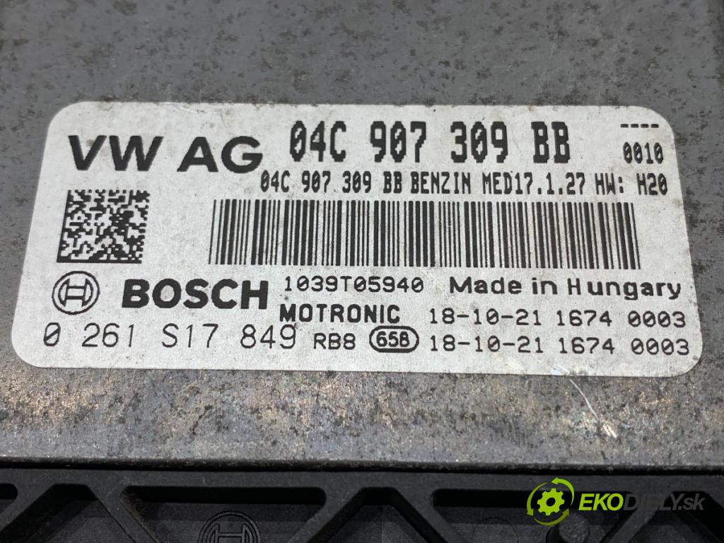 SKODA RAPID liftback 2018 70 kW 1.0 TSI 999 riadiaca jednotka Motor 04C907309BB (Riadiaca jednotka)