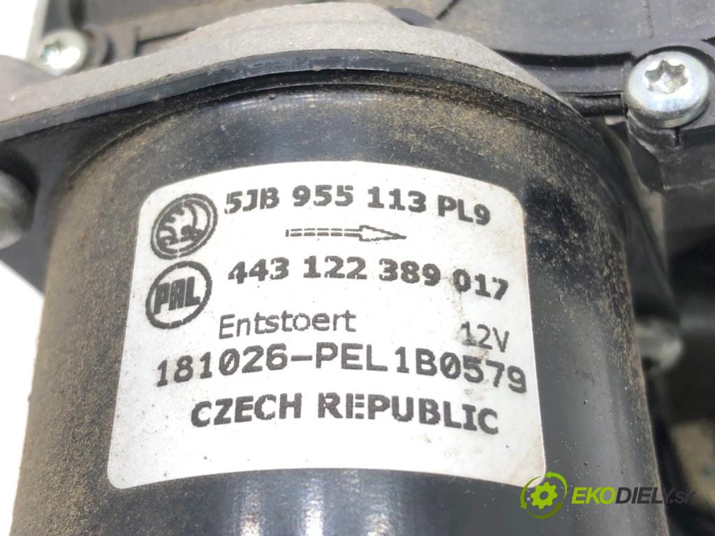 SKODA RAPID liftback 2018 70 kW 1.0 TSI 999 mechanismus stěračů přední část 5JB955113 (Motorek stěračů přední)