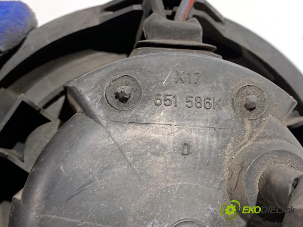 VW LT 28 35 Autobus 1999 75 kW 2.5 TDI 2461 ventilátor kúrenia 651586K