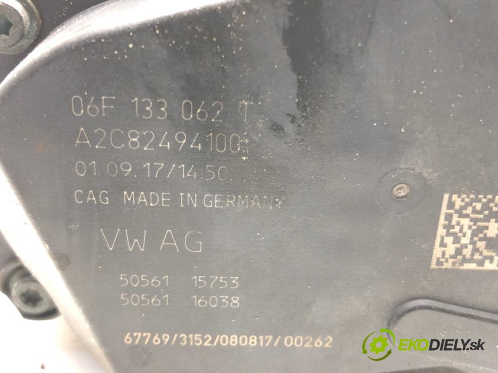 VW TOURAN nadwozie wielkoprzestrzenne (MPV) 2017 132 kW 1.8 TSI 1798 Škrtiaca klapka 06F133062T (Škrtiaca klapka)