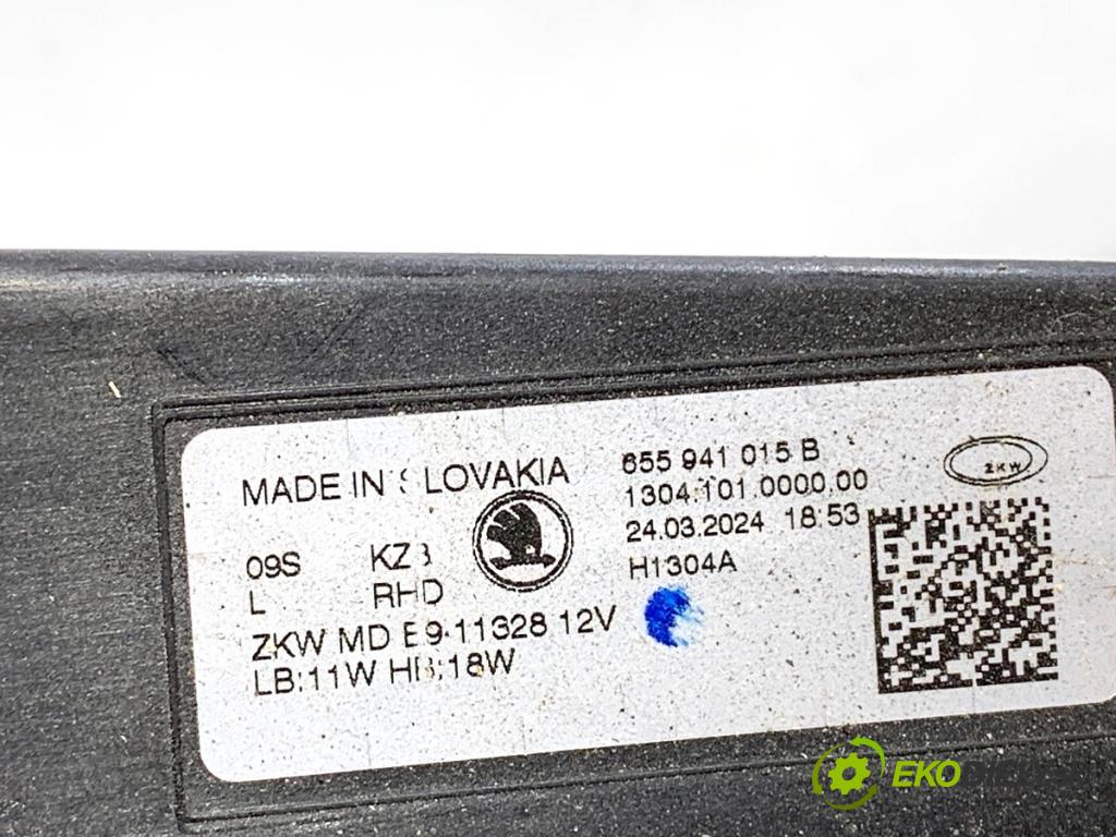 SKODA KAMIQ SUV 2024 85 kW 1.0 TSI 999 Svetlomet ľavy predný 655941015B