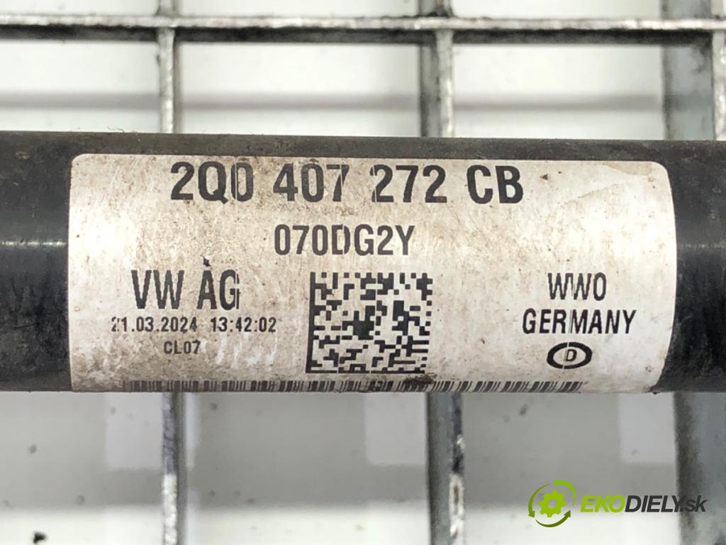 SKODA KAMIQ SUV 2024 85 kW 1.0 TSI 999 Poloos pravy predný 2Q0407272CB