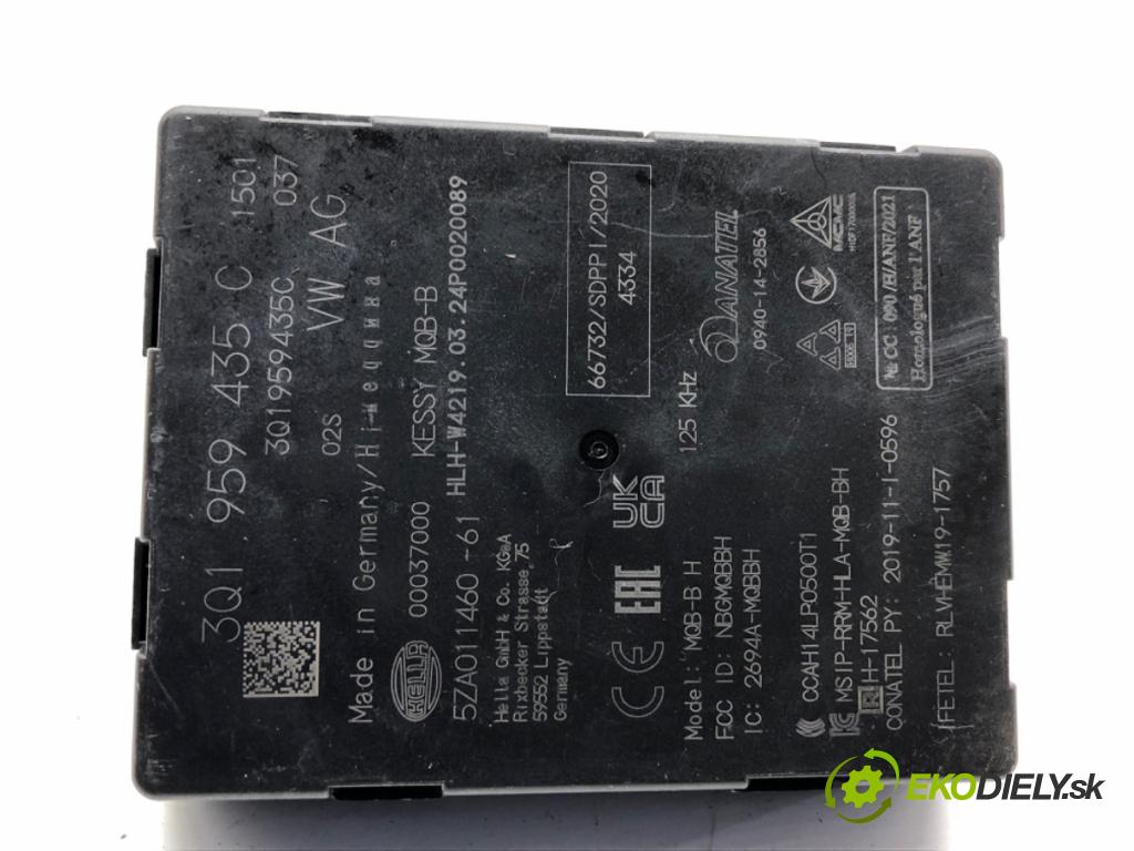 SKODA KAMIQ SUV 2024 85 kW 1.0 TSI 999 Modul KESSY 3Q1959435C