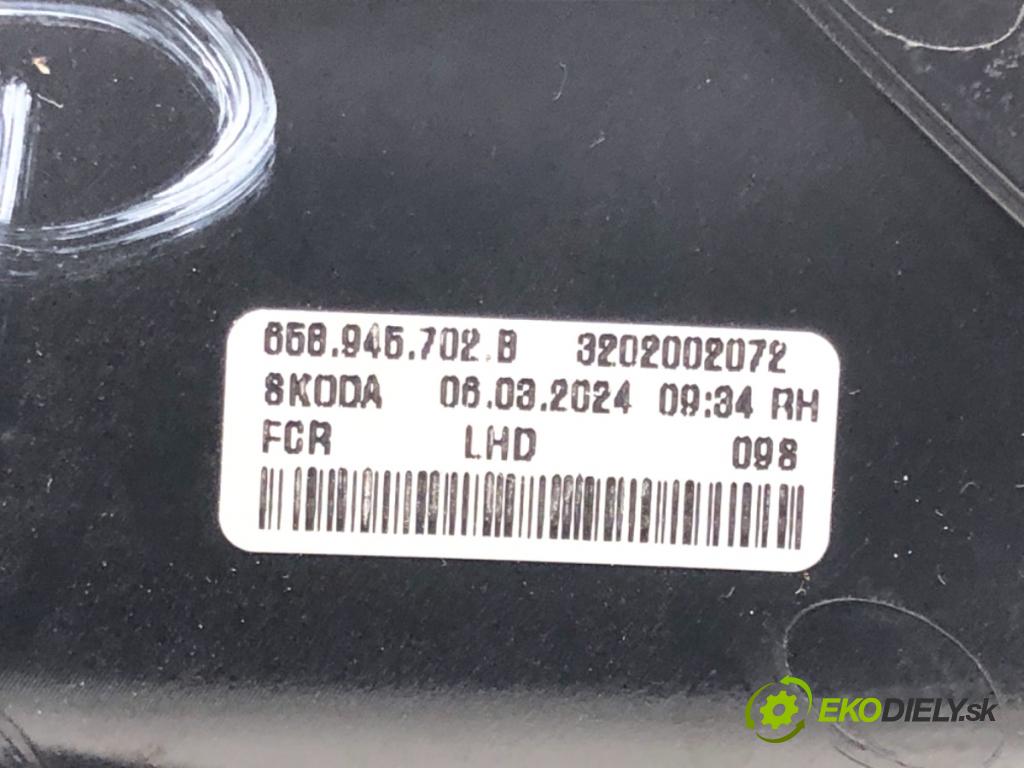 SKODA KAMIQ SUV 2024 85 kW 1.0 TSI 999 Svetlo nárazníka pravy zad 658945702B