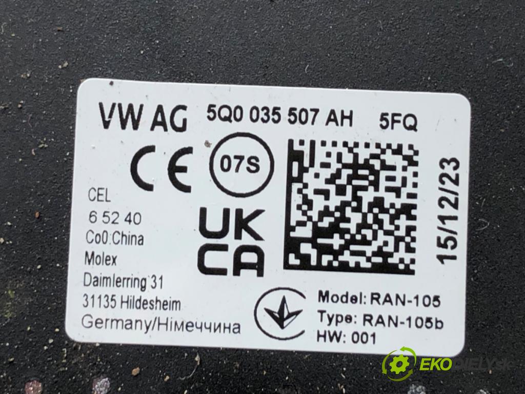 SKODA KAMIQ SUV 2024 85 kW 1.0 TSI 999 ANTENA 5Q0035507AH
