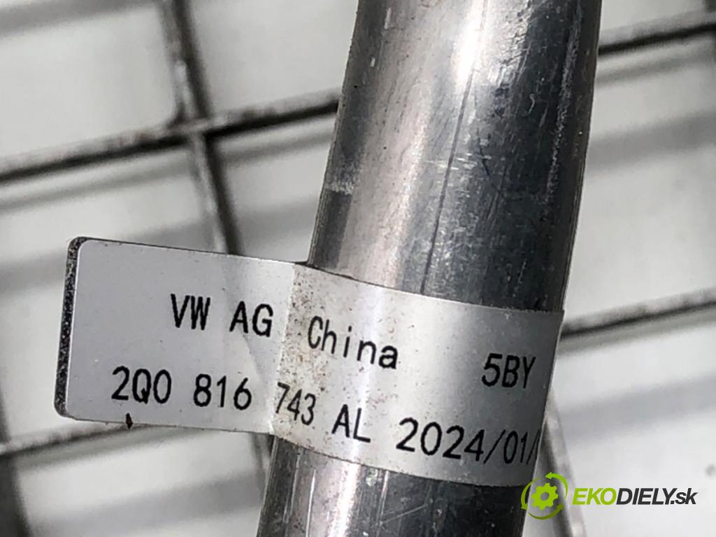 SKODA KAMIQ SUV 2024 85 kW 1.0 TSI 999 rúrka klimatizace 2Q0816743AL (Trubka klimatizace)