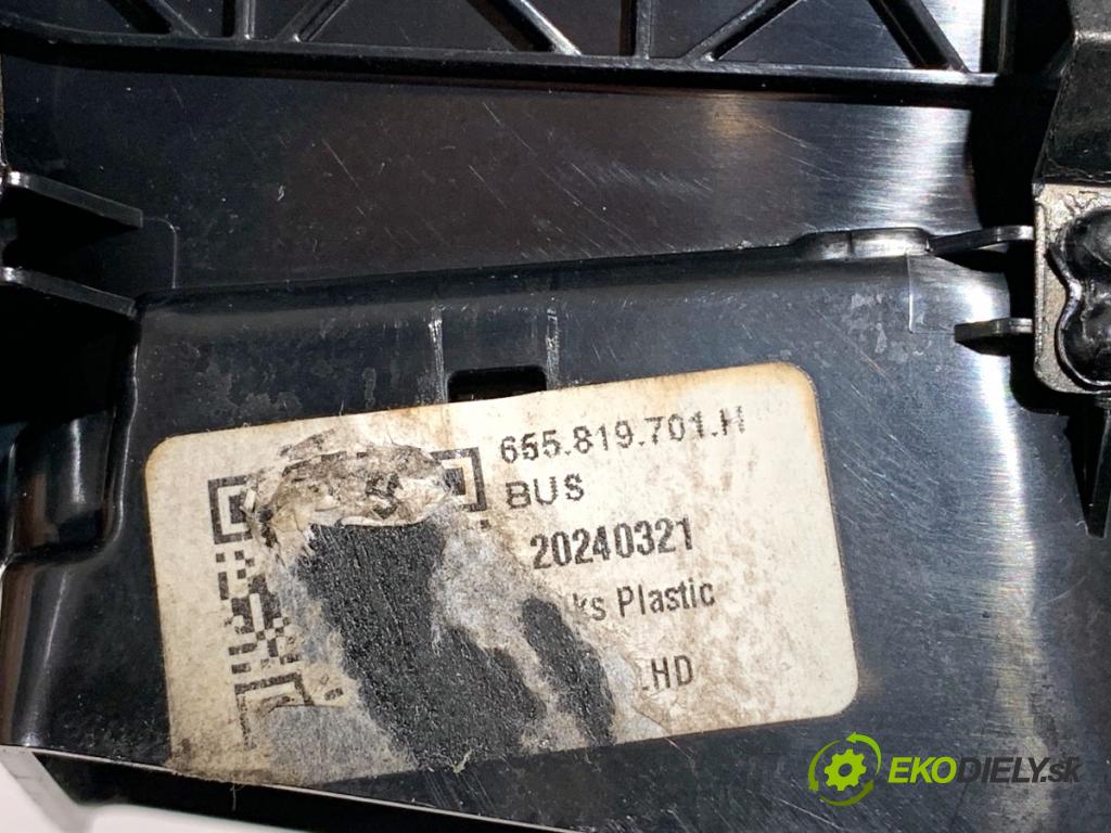 SKODA KAMIQ SUV 2024 85 kW 1.0 TSI 999 Mriežky kúrenia Lišta kryt 655819701H