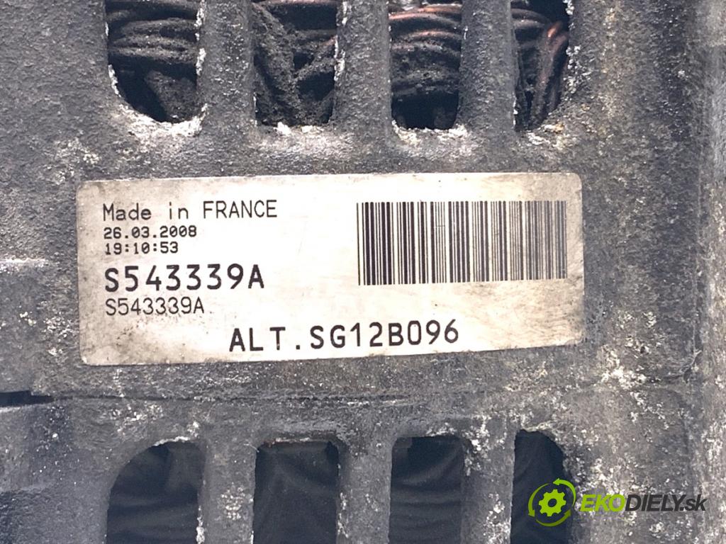RENAULT TRAFIC II Autobus 2002 60 kW 1.9 dCI 80 (JL0B) 1870 Alternátor S543339A (Alternátor)