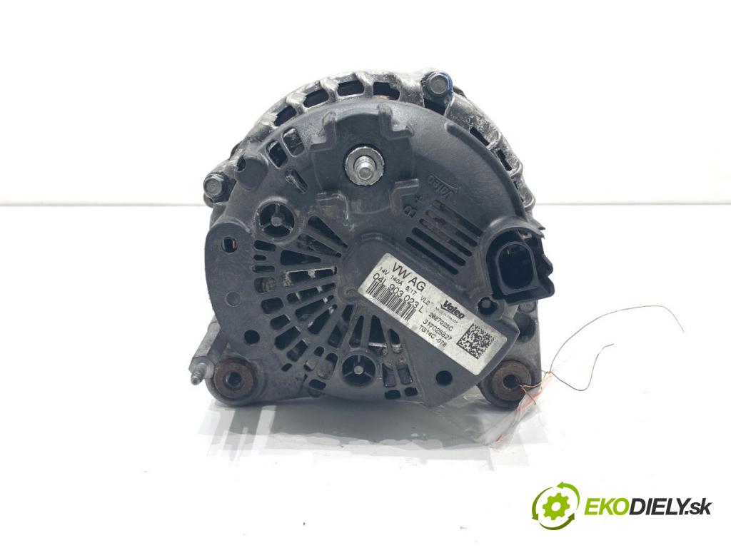 VW TIGUAN SUV 2017 110 kW 2.0 TDI 4motion 1968 Alternátor 04L903023L (Alternátor)