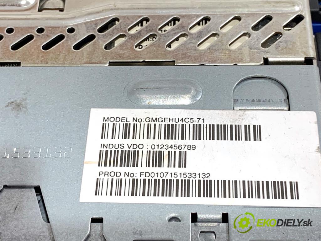 OPEL ASTRA H Kombi 2007 74 kW 1.9 CDTI (L35) 1910 RADIO 13262751 (Audio zariadenie)