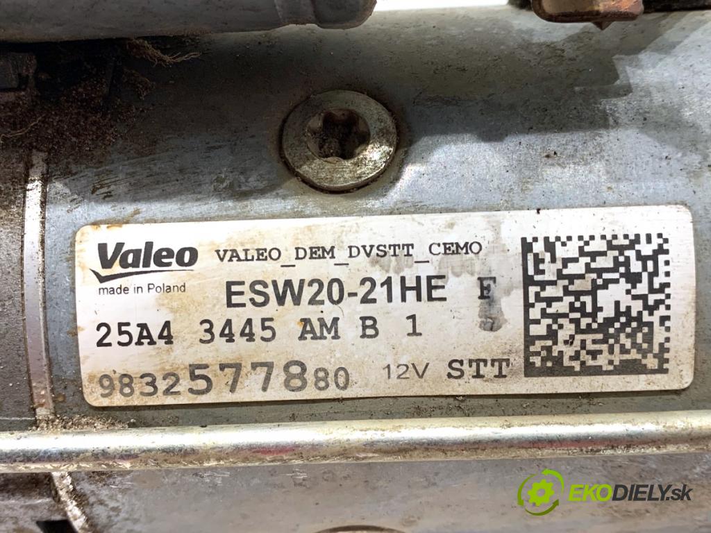 TOYOTA PROACE nadwozie wielkoprzestrzenne (MPV) 2024 96 kW 1.5 D-4D 130 (BKYMA) 1499 startér 9832577880 (Startér)