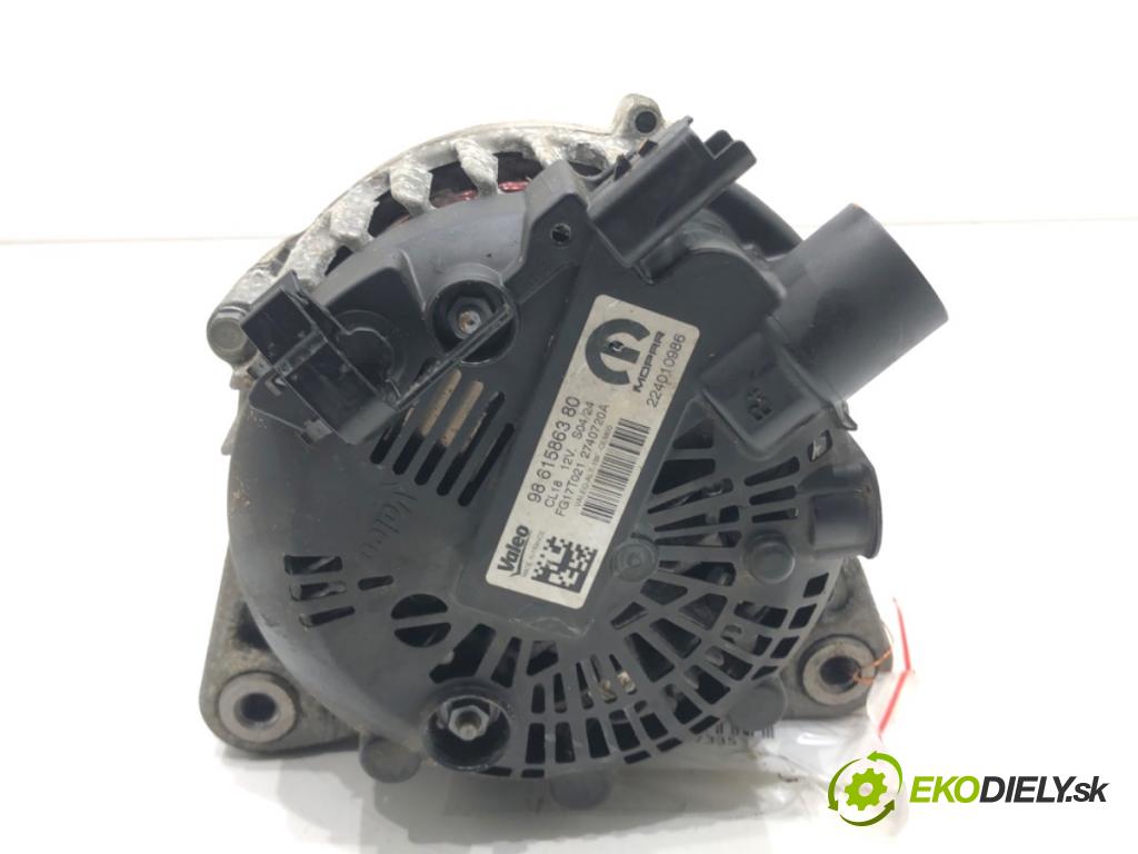 TOYOTA PROACE nadwozie wielkoprzestrzenne (MPV) 2024 96 kW 1.5 D-4D 130 (BKYMA) 1499 Alternátor 9861586380 (Alternátor)