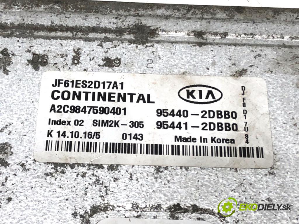 KIA OPTIMA sedan 2016 104 kW 1.7 CRDi 1685 Riadiaca jednotka prevodovky 95440-2DBB0 (Riadiaca jednotka prevodovky)