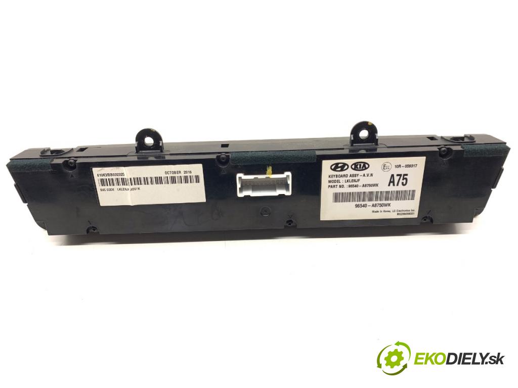 KIA OPTIMA sedan 2016 104 kW 1.7 CRDi 1685 Panel ovládania radia 96540-A8750WK (Prepínacie páčky pod volantom)