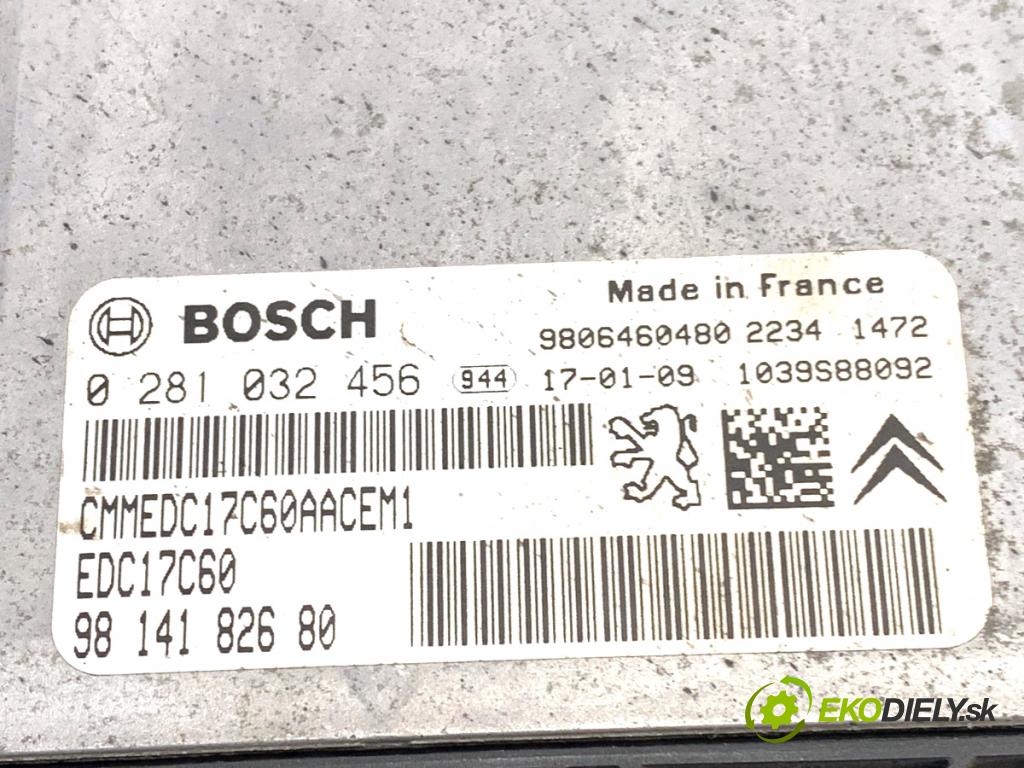 CITROEN C4 PICASSO II nadwozie wielkoprzestrzenne (MPV) 2017 88 kW 1.6 BlueHDi 120 1560 riadiaca jednotka Motor 9814182680 (Riadiaca jednotka)