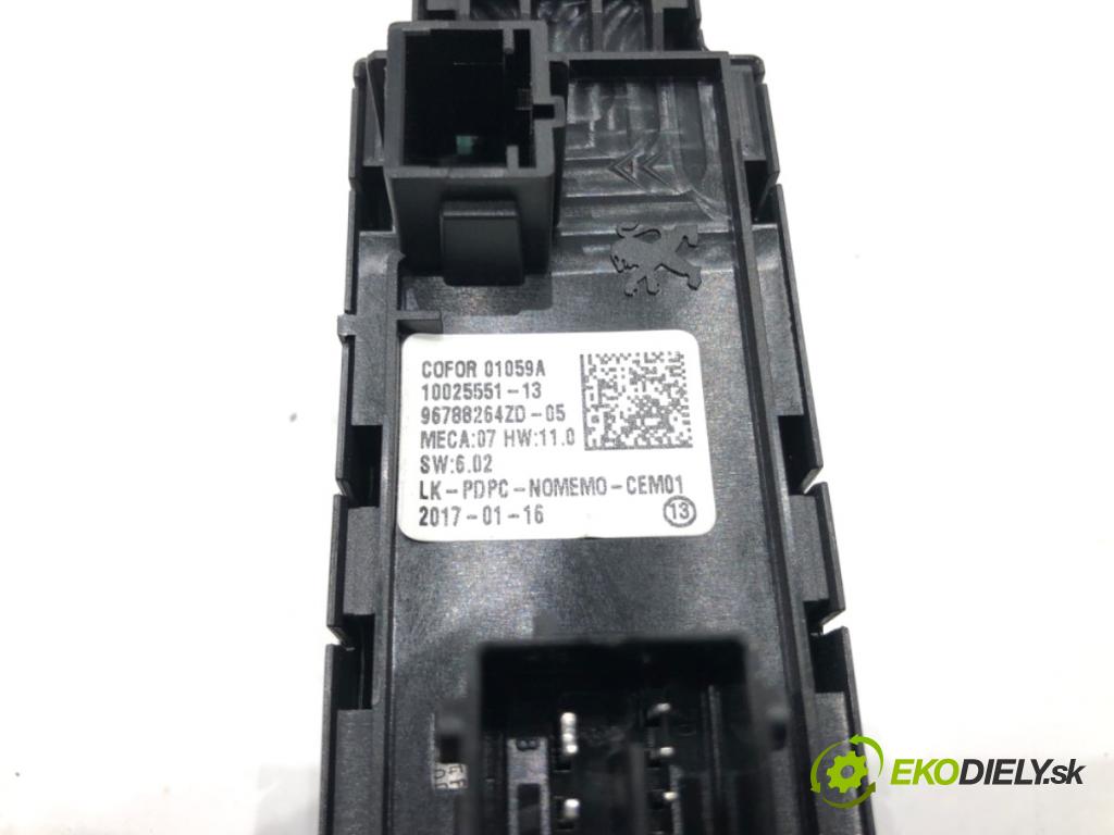 CITROEN C4 PICASSO II nadwozie wielkoprzestrzenne (MPV) 2017 88 kW 1.6 BlueHDi 120 1560 Prepínač okien 96788264ZD (Prepínacie páčky pod volantom)