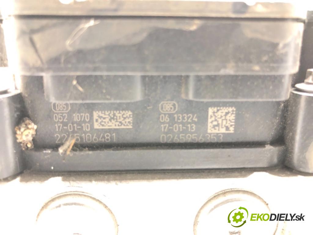 CITROEN C4 PICASSO II nadwozie wielkoprzestrzenne (MPV) 2017 88 kW 1.6 BlueHDi 120 1560 Pumpa ABS 9819942280 (Pumpa ABS)