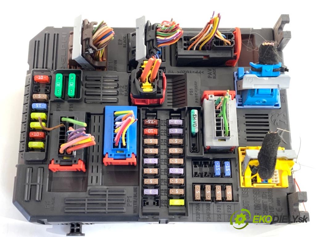 CITROEN C4 PICASSO II nadwozie wielkoprzestrzenne (MPV) 2017 88 kW 1.6 BlueHDi 120 1560 modul BSI 9819851380 (Pojistková skříňka)