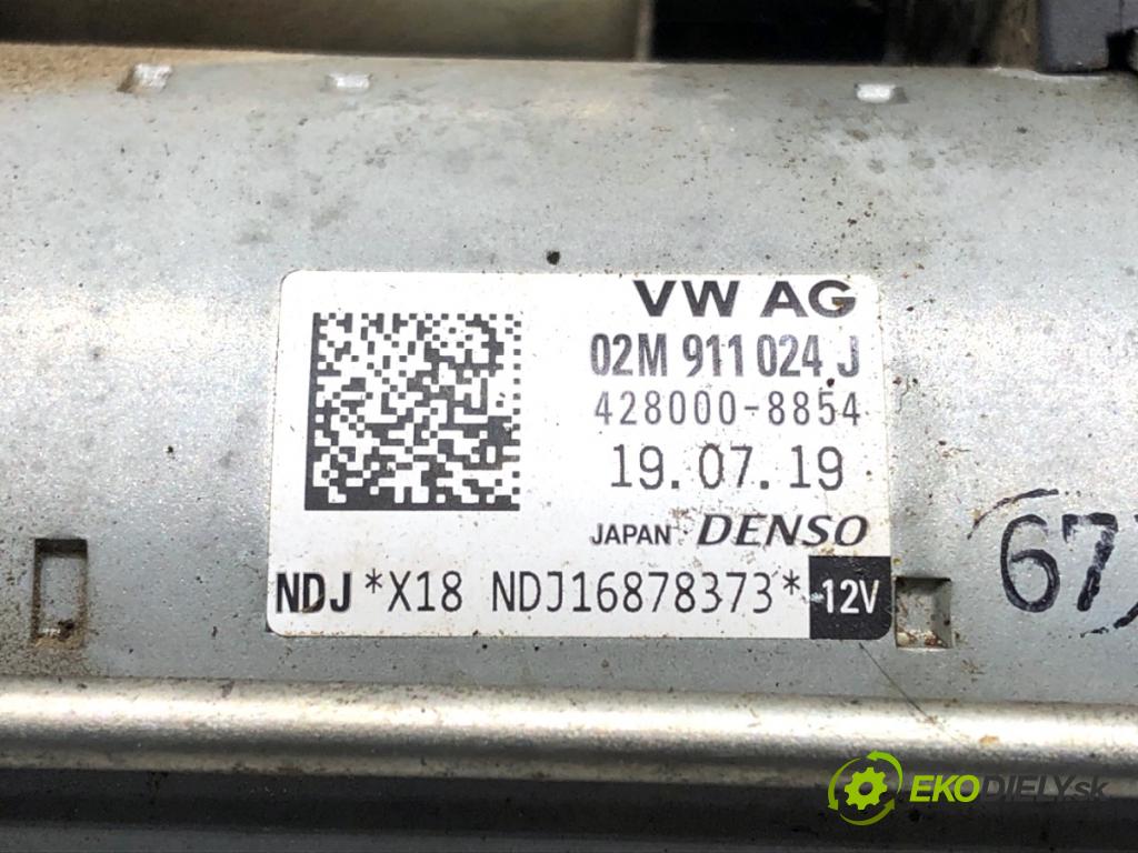 VW GOLF VII Kombi 2019 96 kW 1.5 TSI 1495 startér 02M911024J (Startér)