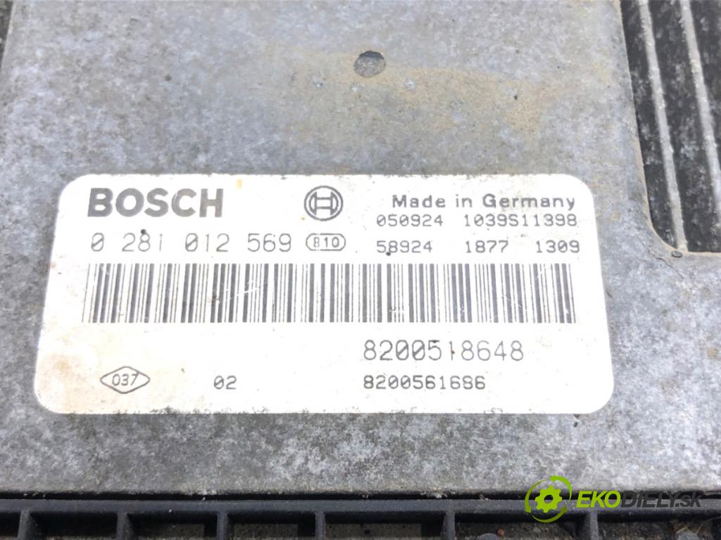 SUZUKI GRAND VITARA II samochód terenowy zamknięty 2006 95 kW 1.9 DDiS Napęd na wszystkie koła (JT419, TD44, JB419WD,... 1870 riadiaca jednotka Motor 8200518648 0281012569 (Riadiaca jednotka)