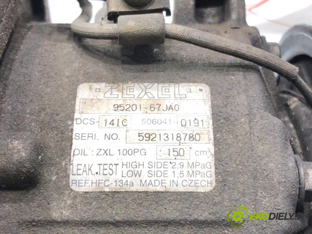 SUZUKI GRAND VITARA II samochód terenowy zamknięty 2006 95 kW 1.9 DDiS Napęd na wszystkie koła (JT419, TD44, JB419WD,... 1870 Kompresor klimatizácie 95201-67JA0 (Kompresor klimatizácie)