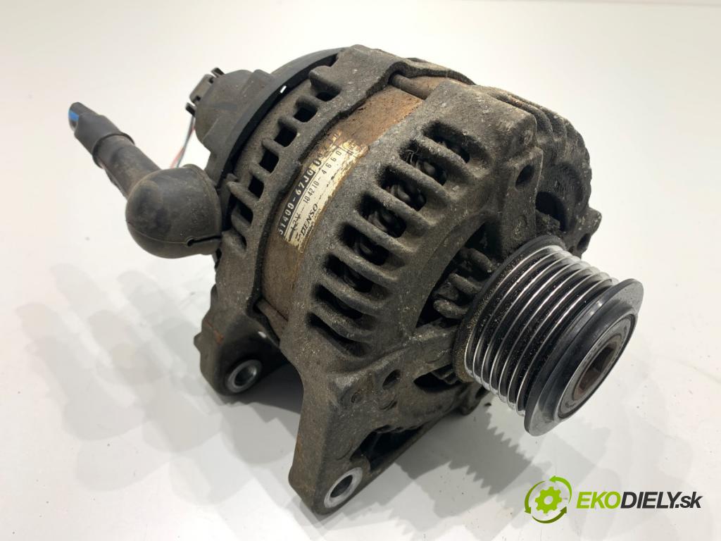 SUZUKI GRAND VITARA II samochód terenowy zamknięty 2006 95 kW 1.9 DDiS Napęd na wszystkie koła (JT419, TD44, JB419WD,... 1870 Alternátor 31400-67J0 104210-4660 (Alternátor)