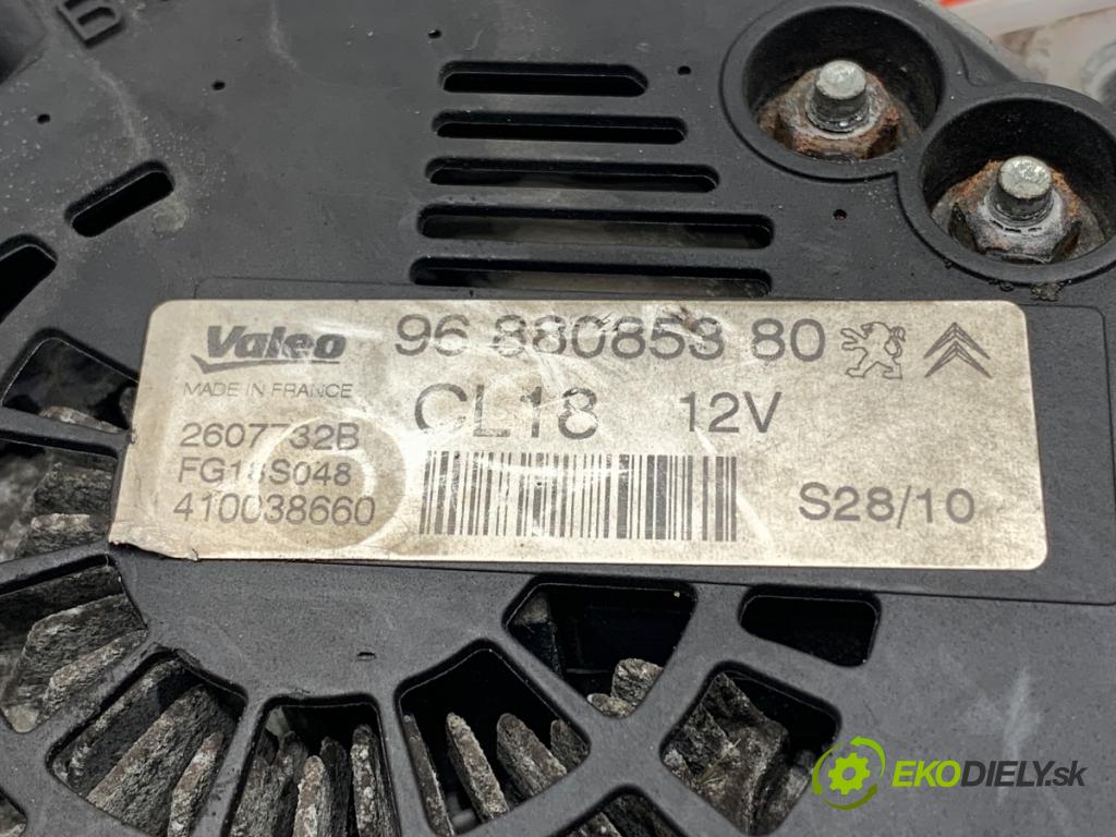 CITROEN C5 III sedan 2010 103 kW 2.0 HDi 140 1997 Alternátor 9688085380 (Alternátor)