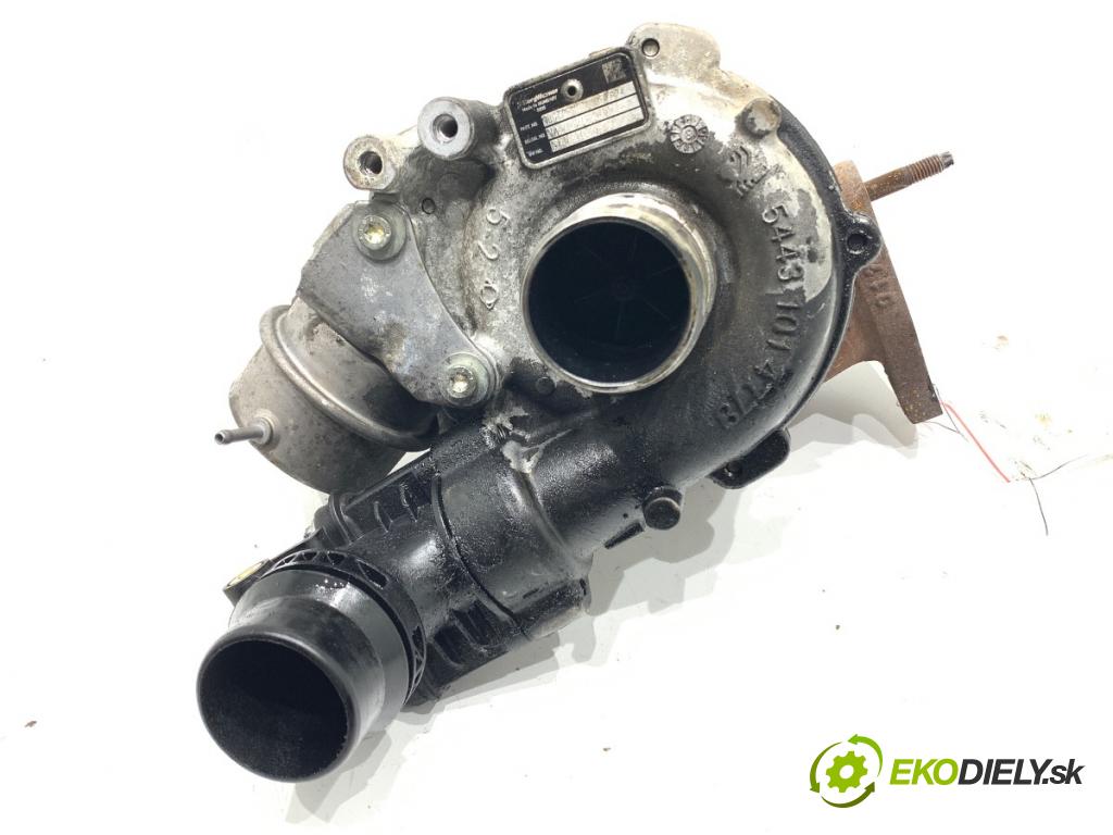 OPEL VIVARO B Autobus 2019 89 kW 1.6 CDTI (06) 1598 turbo 54389700018 (Kompletní turbodmychadlo)
