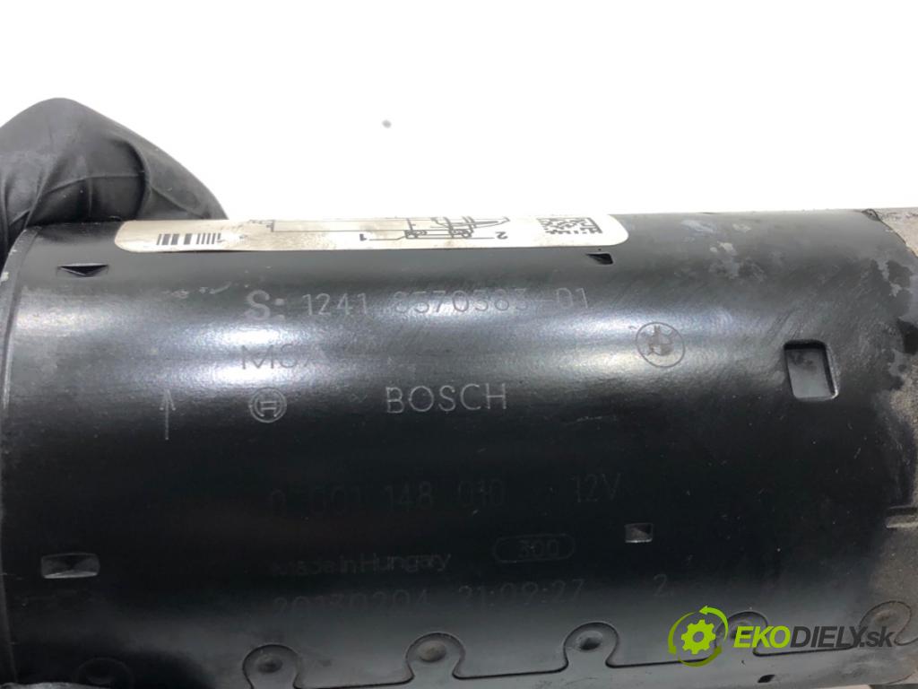 BMW F07 liftback 2013 135 kW 520 d 1995 startér 0001148010 (Startér)