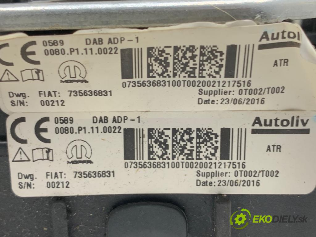 FIAT FIORINO III Nadwozie pełne/minivan 2016 59 kW 1.3 D Multijet (225CXG1A, 225AXL1A, 225AXG11, 225BXL1A,... 1248 AirBag volantu 735636831 (Airbag)