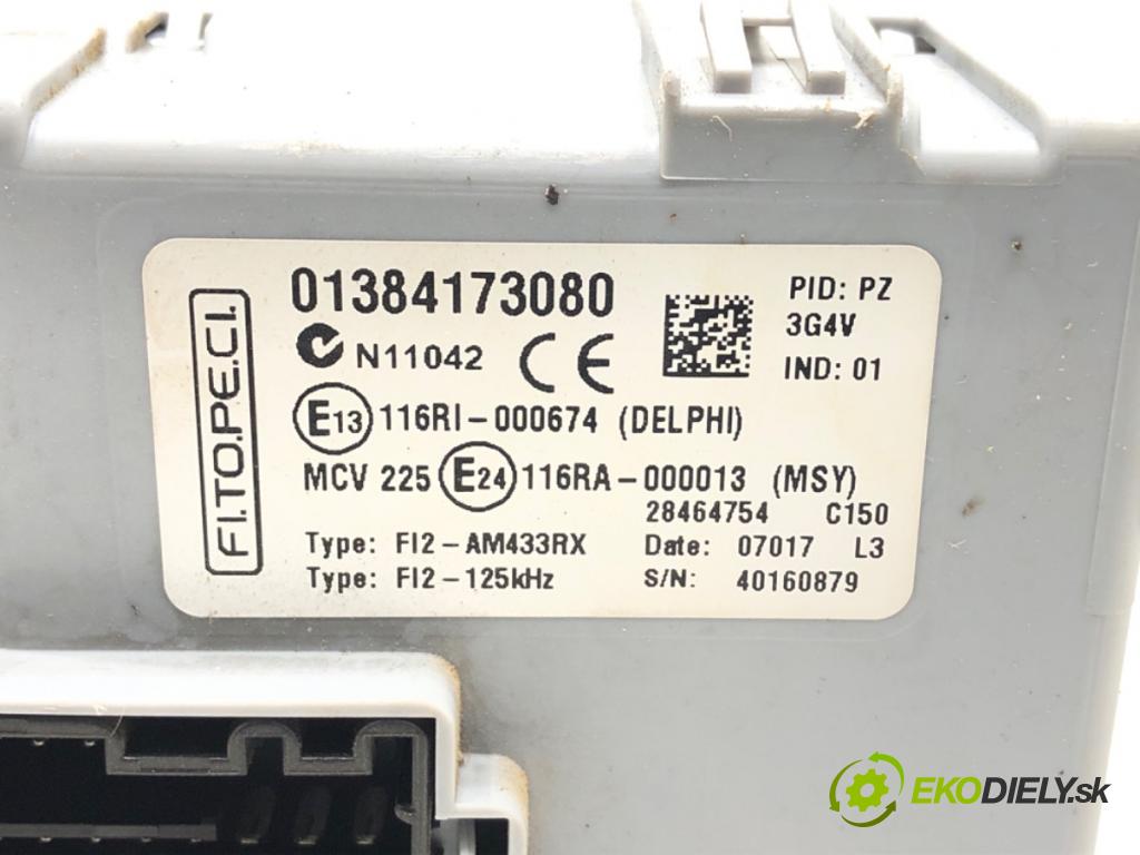 FIAT FIORINO III Nadwozie pełne/minivan 2016 59 kW 1.3 D Multijet (225CXG1A, 225AXL1A, 225AXG11, 225BXL1A,... 1248 Modul BSI 01384173080 (Poistková skrinka)