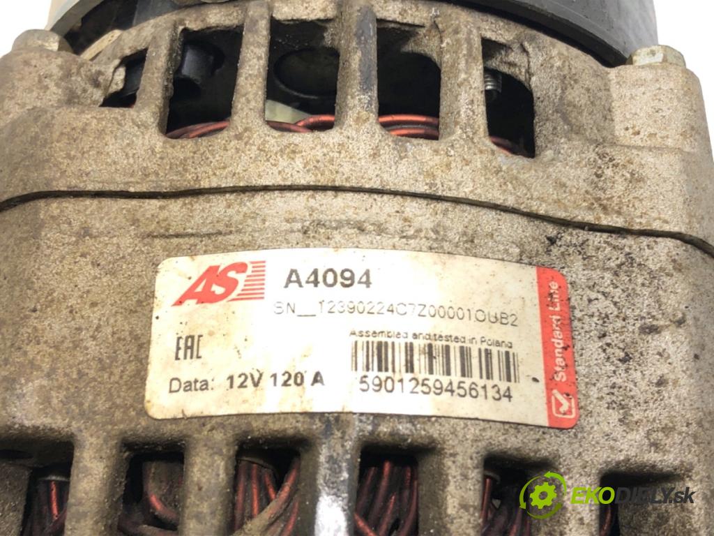 FIAT FIORINO III Nadwozie pełne/minivan 2016 59 kW 1.3 D Multijet (225CXG1A, 225AXL1A, 225AXG11, 225BXL1A,... 1248 Alternátor A4094 (Alternátor)