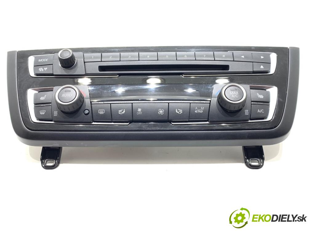 BMW F32 coupe 2014 135 kW 420 d xDrive 1995 Panel ovládania kúrenia 9323554 (Prepínacie páčky pod volantom)