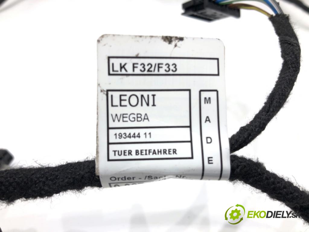 BMW F32 coupe 2014 135 kW 420 d xDrive 1995 Káblovačka Dvere predný pravy 9337214