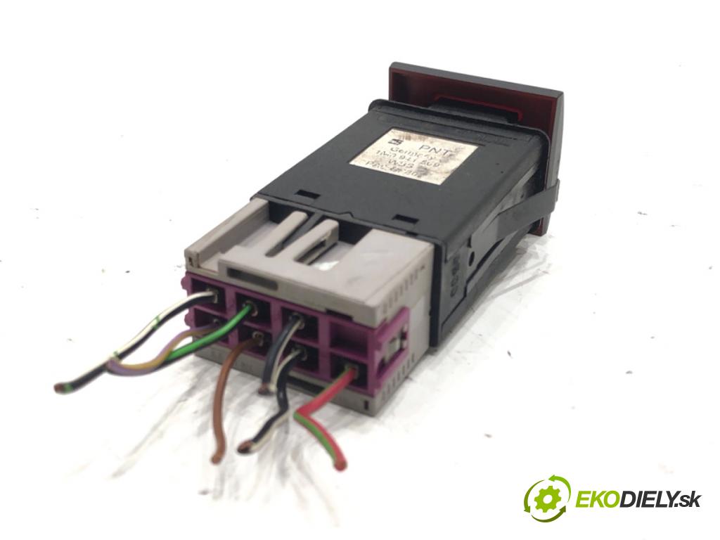 SEAT LEON I liftback 2002 81 kW 1.9 TDI 1896 Spínač svetiel výstražných (núdzových) 1M0941509 (Prepínacie páčky pod volantom)