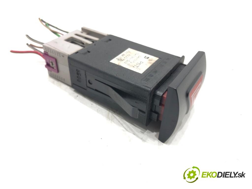 SEAT LEON I liftback 2002 81 kW 1.9 TDI 1896 Spínač svetiel výstražných (núdzových) 1M0941509 (Prepínacie páčky pod volantom)