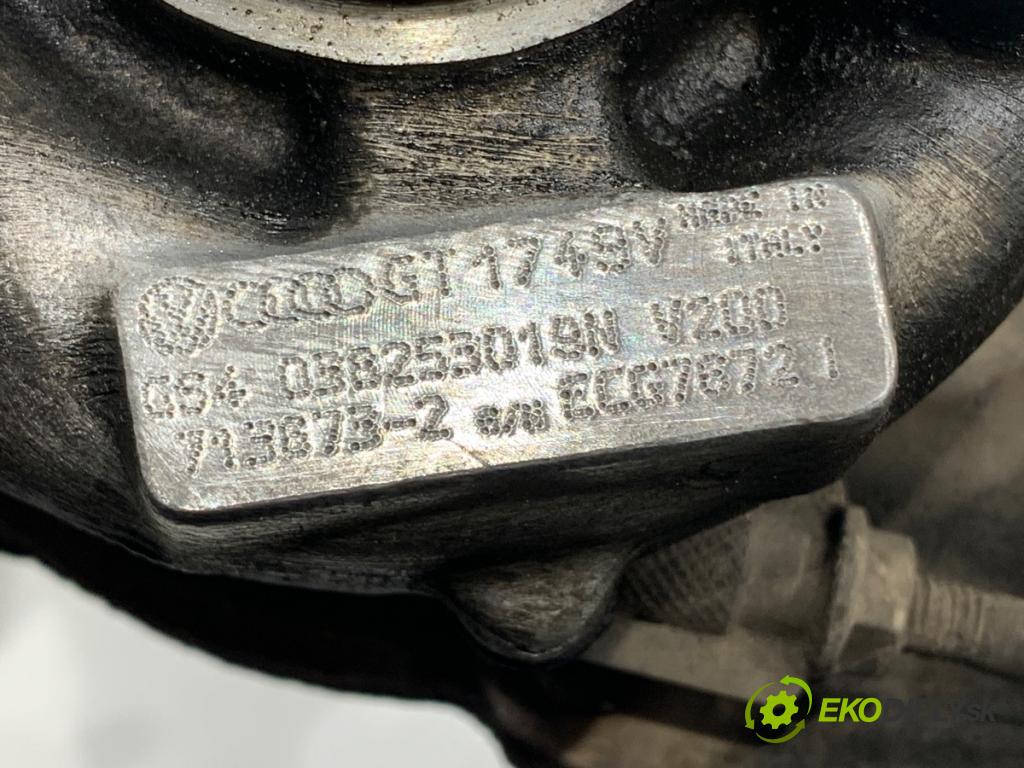 SEAT LEON I liftback 2002 81 kW 1.9 TDI 1896 turbo 038253019N (Kompletní turbodmychadlo)