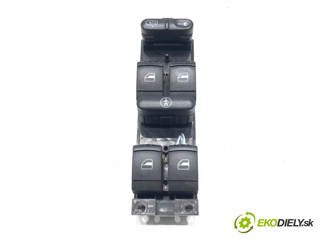 SEAT LEON I liftback 2002 81 kW 1.9 TDI 1896 Prepínač okien 1J4959857B (Prepínacie páčky pod volantom)