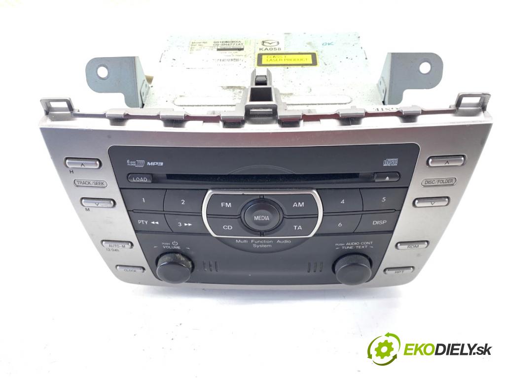 MAZDA 6 GH liftback 2007 88 kW 1.8 MZR 1798 RADIO GS1E669RXA (Audio zariadenie)