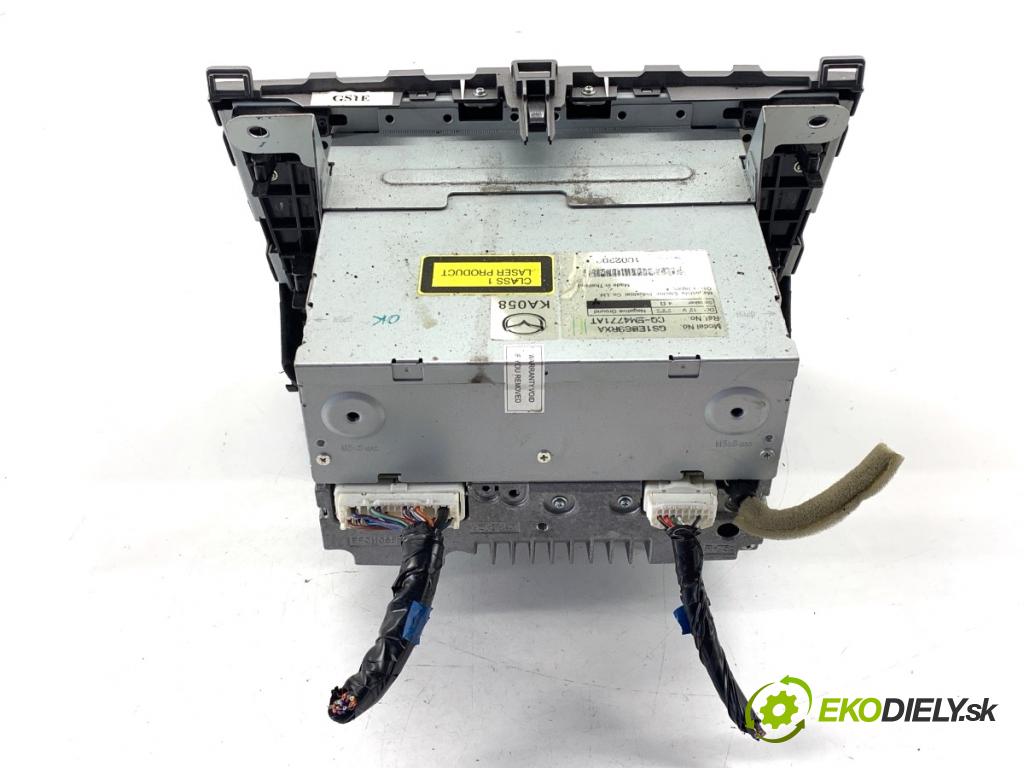 MAZDA 6 GH liftback 2007 88 kW 1.8 MZR 1798 RADIO GS1E669RXA (Audio zariadenie)