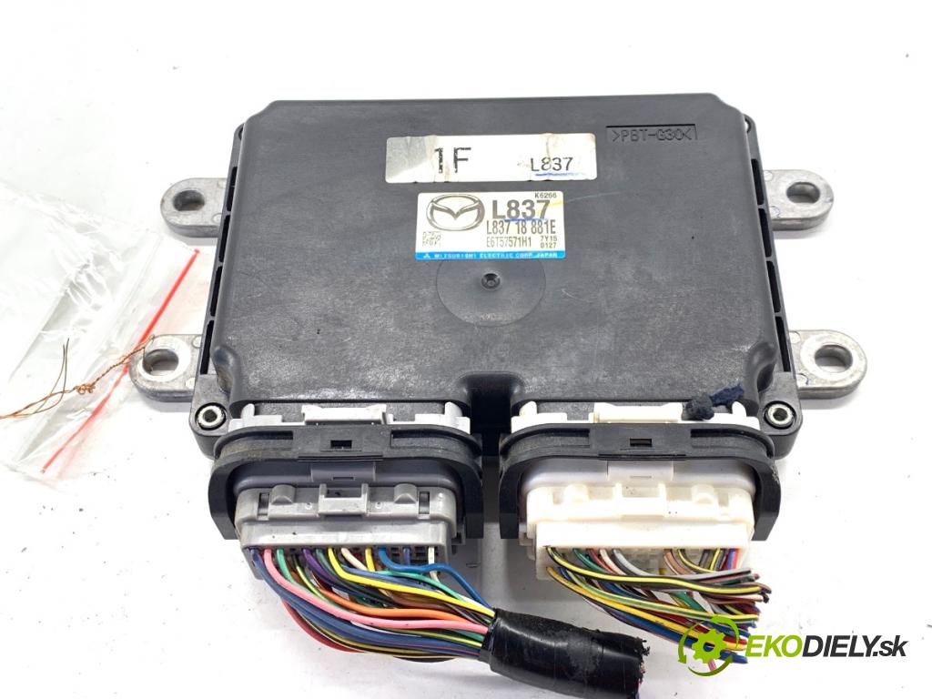 MAZDA 6 GH liftback 2007 88 kW 1.8 MZR 1798 řídící jednotka motora L83718881E (Řídicí jednotka)