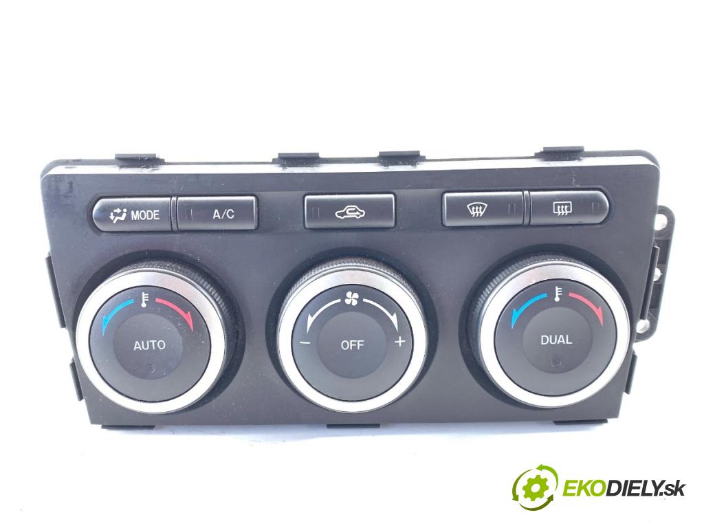 MAZDA 6 GH liftback 2007 88 kW 1.8 MZR 1798 Panel ovládaní topení 503722-5446 (Páčky pod volantem)