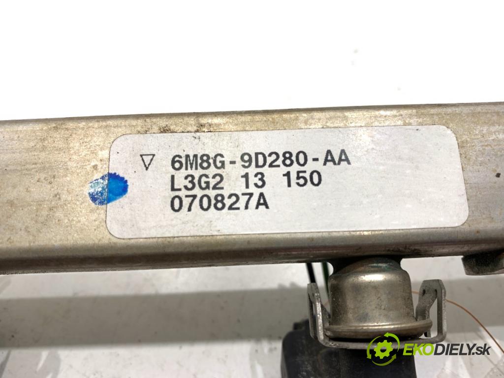 MAZDA 6 GH liftback 2007 88 kW 1.8 MZR 1798 Lišta vstrekovacia 6M8G-BA 6M8G-9D280-AA (Vstrekovacia lišta)