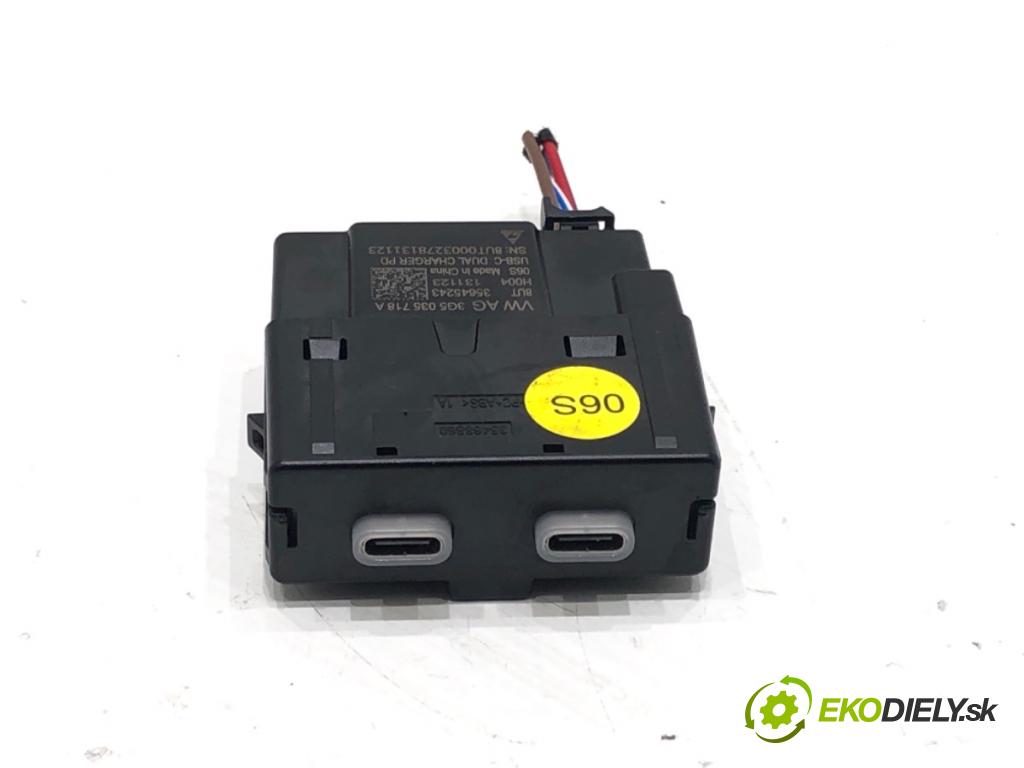 SKODA KAMIQ SUV 2024 85 kW 1.0 TSI 999 HNÍZDO: USB 3G5035718A