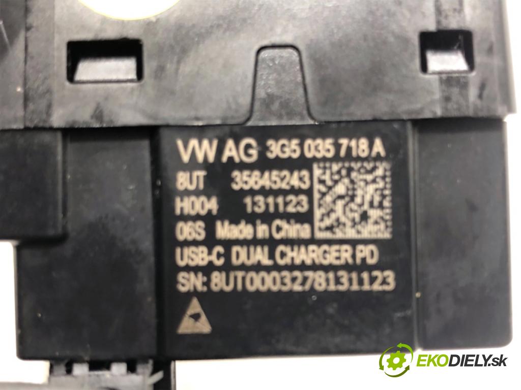 SKODA KAMIQ SUV 2024 85 kW 1.0 TSI 999 HNÍZDO: USB 3G5035718A