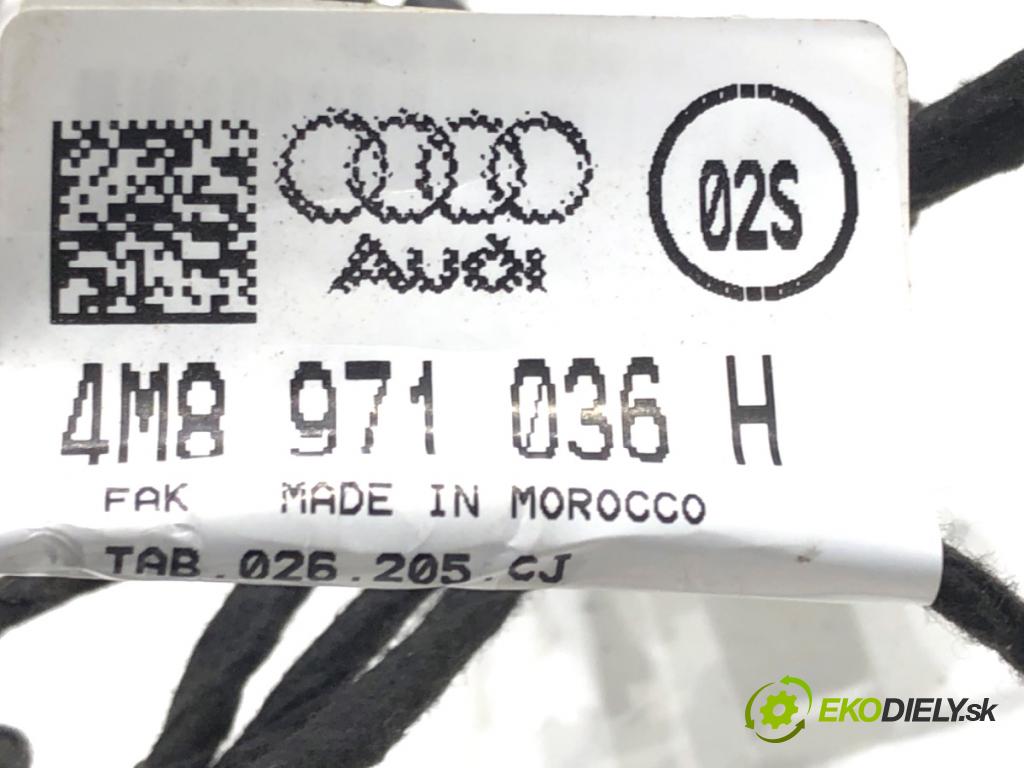 AUDI Q8 SUV 2019 210 kW 50 TDI Mild Hybrid quattro 2967 Káblovačka čalúnenie Dvere zad ľavy 4M8971036H 4M8971693AK