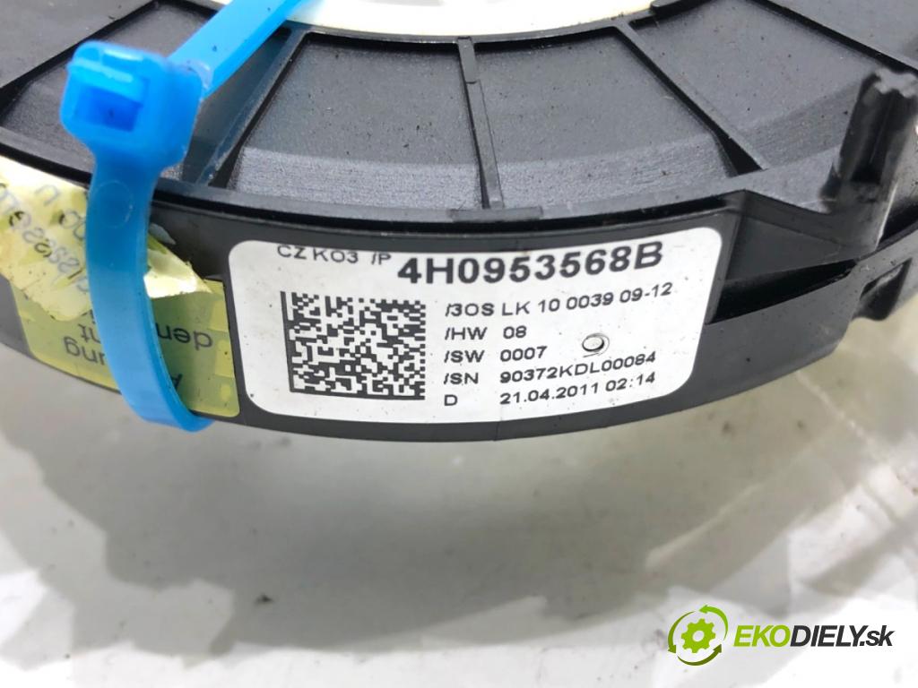 AUDI A8 D4 sedan 2011 258 kW 4.2 TDI quattro 4134 Krúžok, slimák airbag 4H0953568B (Airbag)