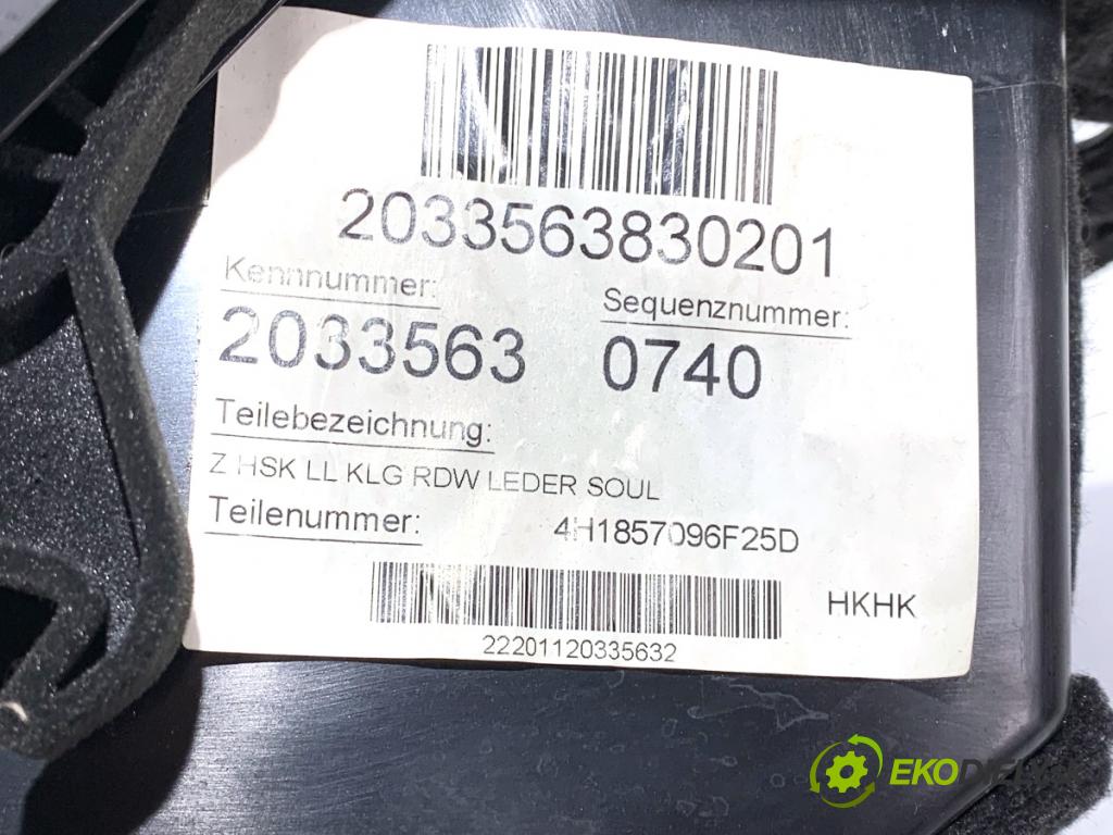AUDI A8 D4 sedan 2011 258 kW 4.2 TDI quattro 4134 Priehradka, kastlík spolujazdca  (Priehradka (kastlík))