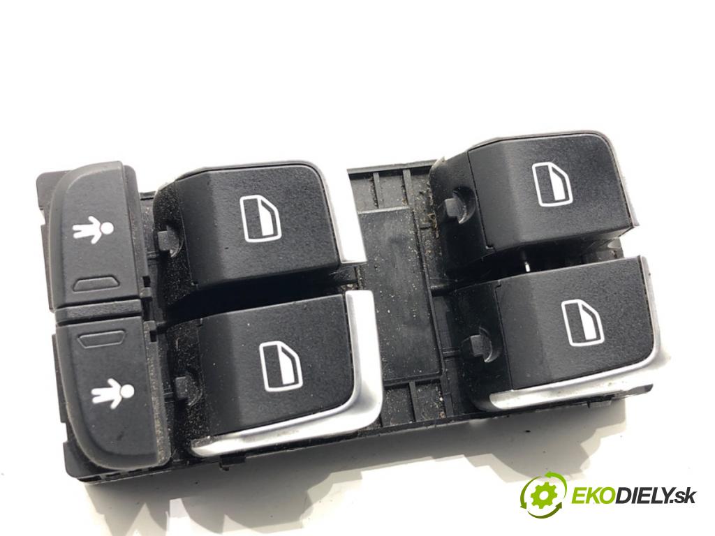 AUDI A8 D4 sedan 2011 258 kW 4.2 TDI quattro 4134 Prepínač okien 4H0959851E (Prepínacie páčky pod volantom)