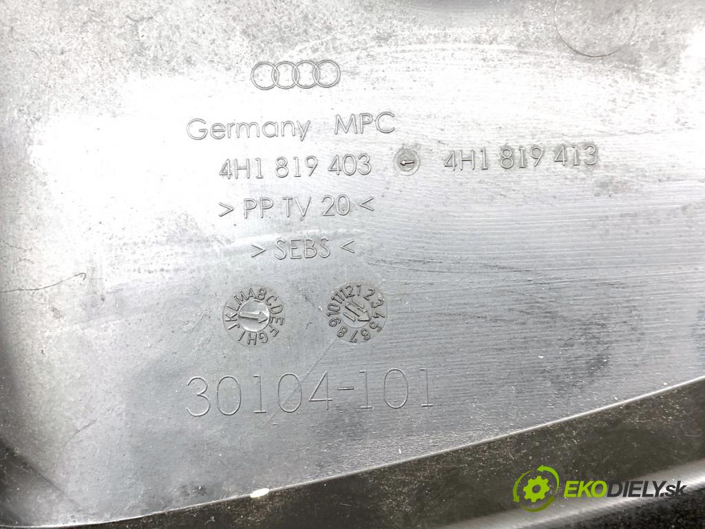 AUDI A8 D4 sedan 2011 258 kW 4.2 TDI quattro 4134 Torpédo, plast pod čelné okno 4H1819403 (Torpédo (plast pod čelným sklom))